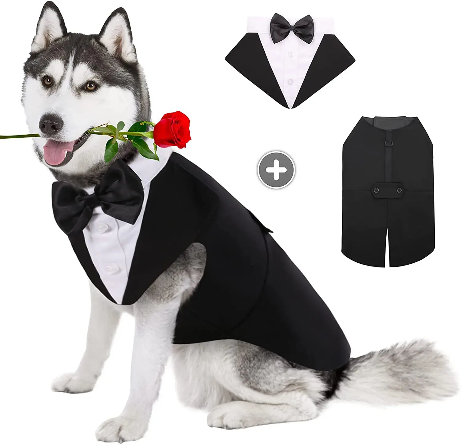 Suitsupply Wedding Tuxedo - Haustier-Hundekleidung, modisch, Party, Show, formeller Anzug,