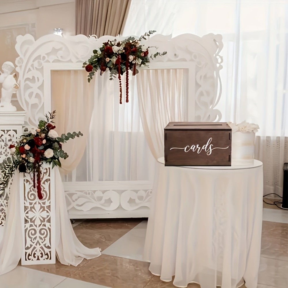 Neue Holz-Hochzeitskarten-Box  – Wedding Card Box Bewertung und Preis
