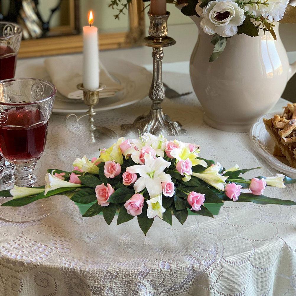6 Stück Kunststoff-Blumenschum – Wedding Floral Supply Bewertung und Preis