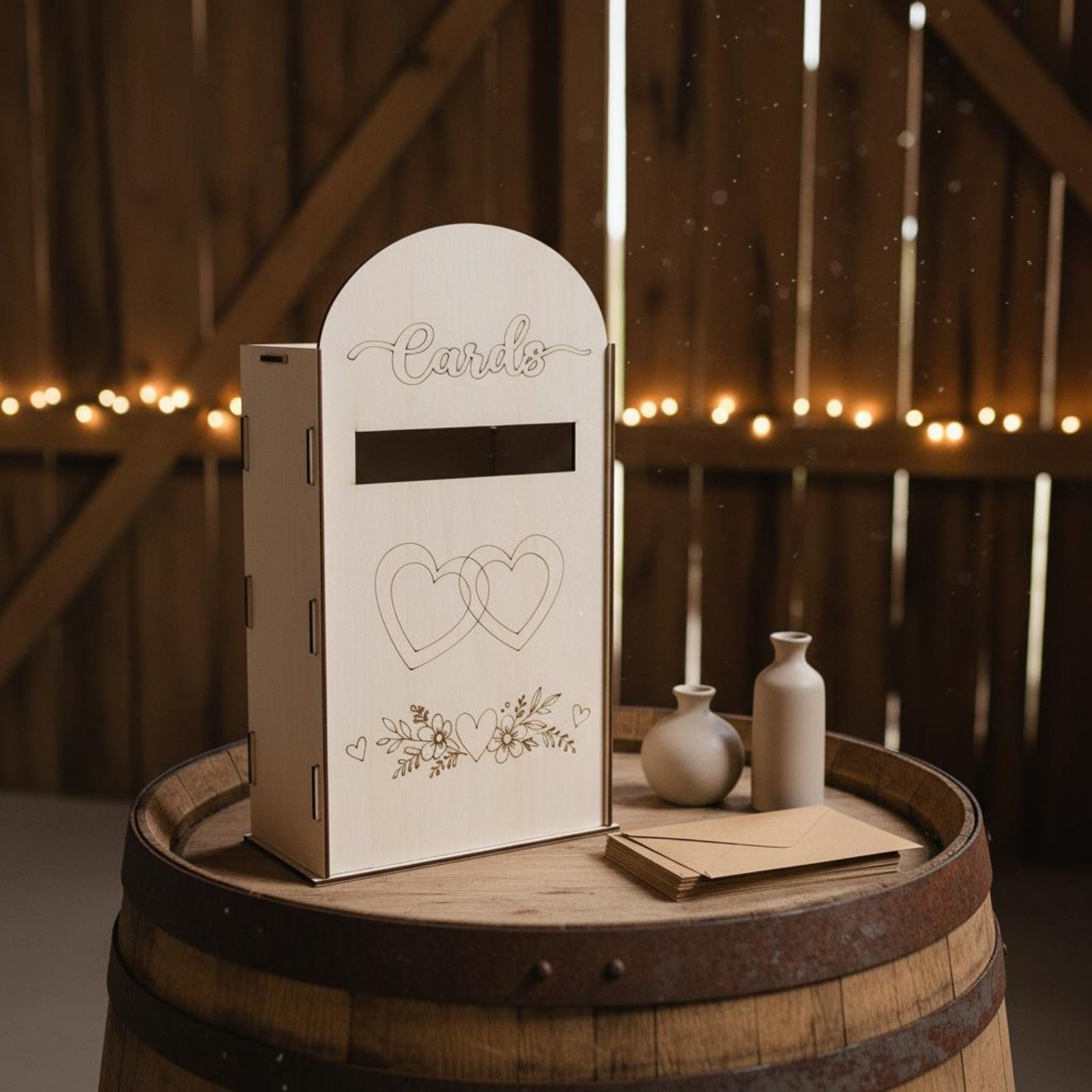 Hölzerne Hochzeitskarten-Box m – Wedding Card Box Bewertung und Preis