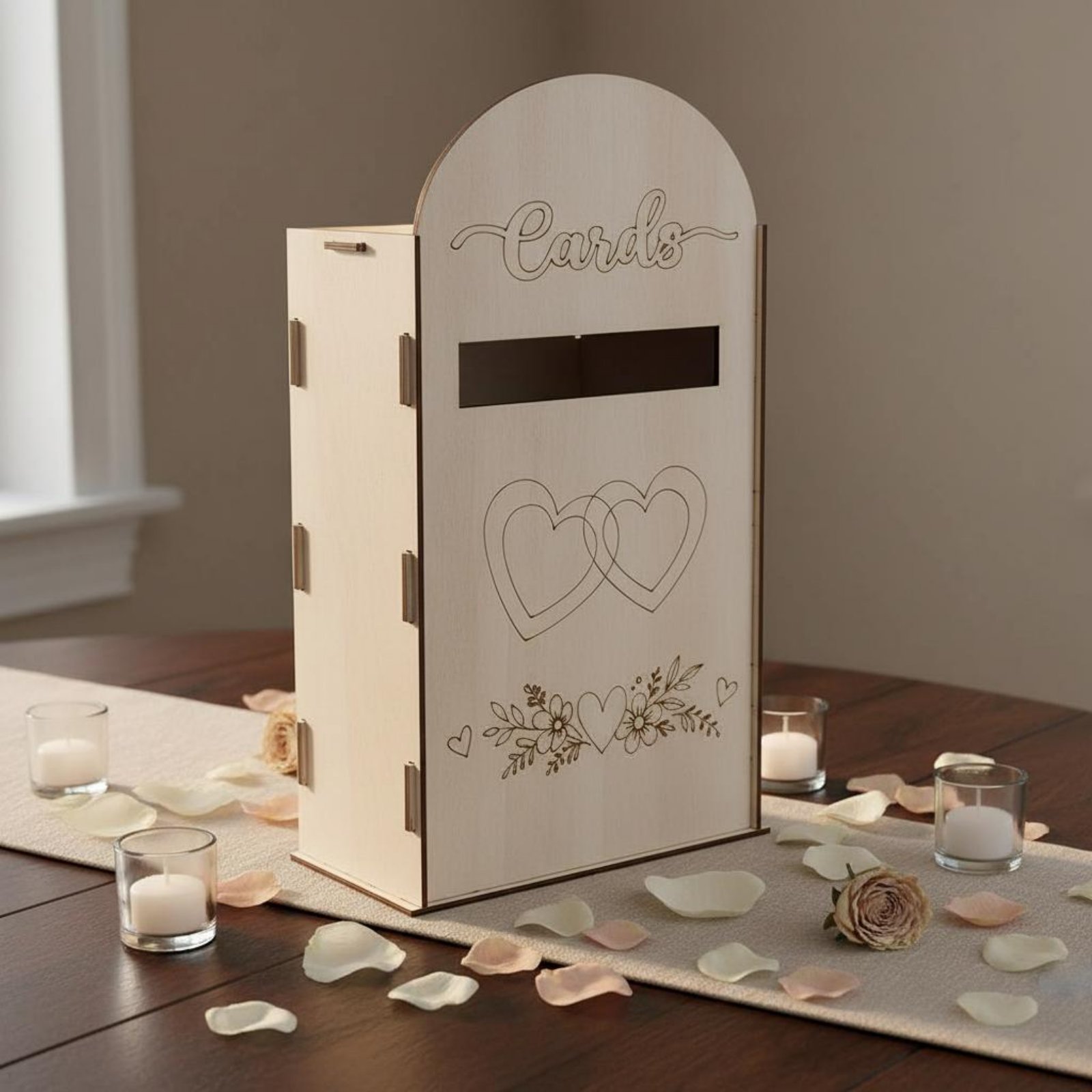 Hölzerne Hochzeitskarten-Box m – Wedding Card Box Bewertung und Preis