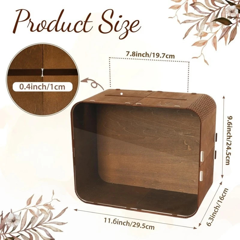 Hölzerne Hochzeitskartenbox mi – Wedding Card Box Bewertung und Preis