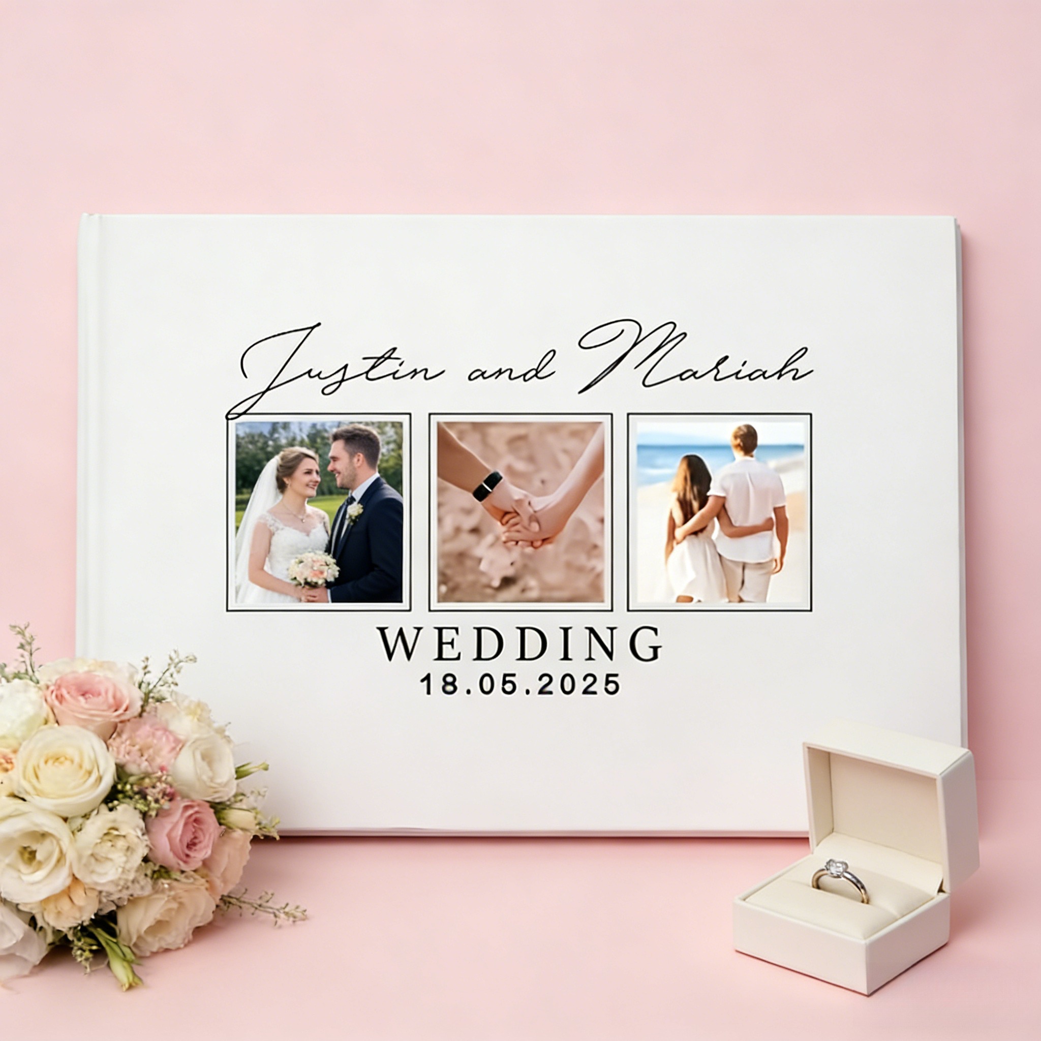 Ein individuelles Hochzeitsgäs – Personalized Guest Book Bewertung und Preis