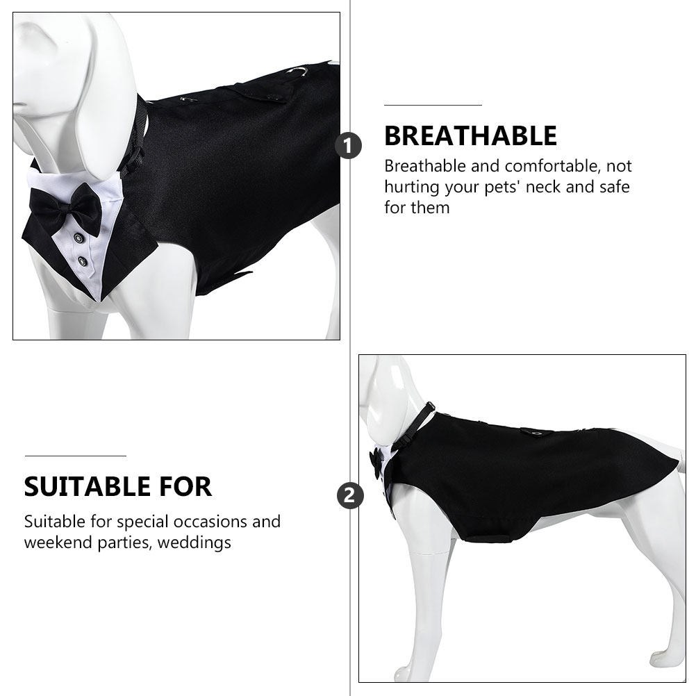 1 Set Hundeanzug und Bandana,  – Suitsupply Wedding Tuxedo Bewertung und Preis