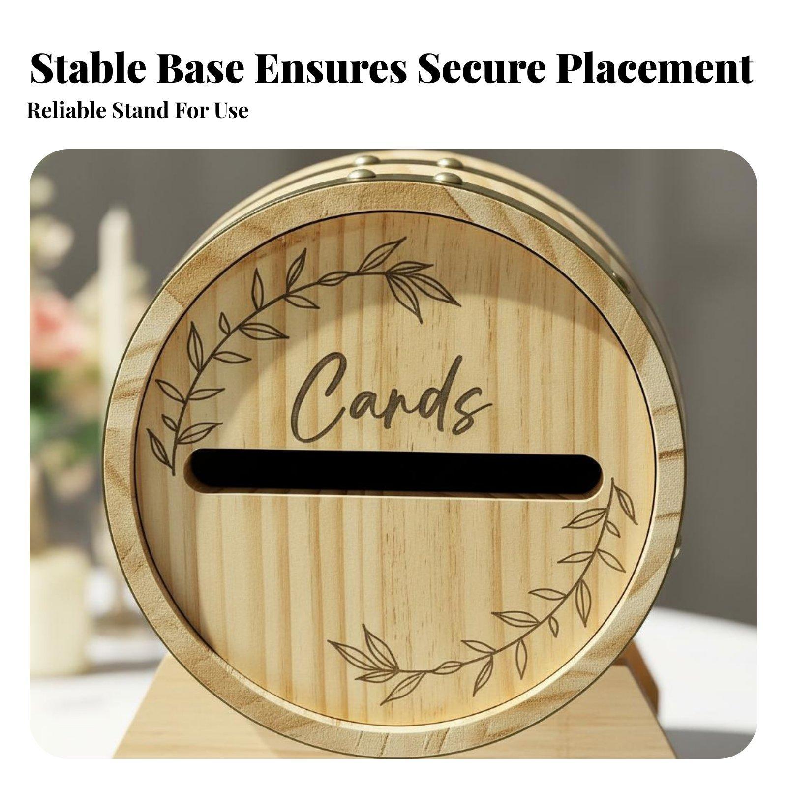 Rustikale Massivholz-Kartenbox – Wedding Card Box Bewertung und Preis